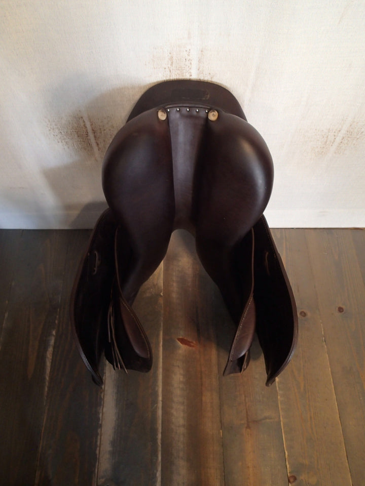 17" Antares Signature Saddle - Full Calfskin - 2021 - 2N Flaps - 4.5" dot to dot