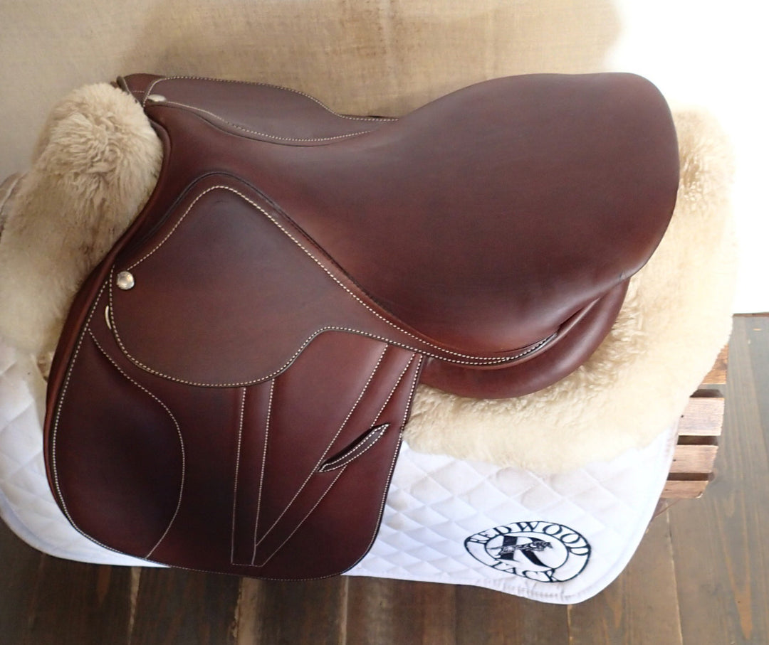 14" Baby Butet Premium Saddle - Full Calfskin - 2022 - 000 Flaps - 4.75" dot to dot