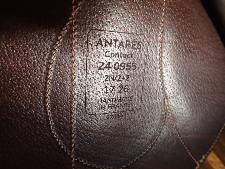 17" Antares Contact Monoflap Saddle - Full Buffalo - 2024 - 2N Flaps - 4.5" dot to dot
