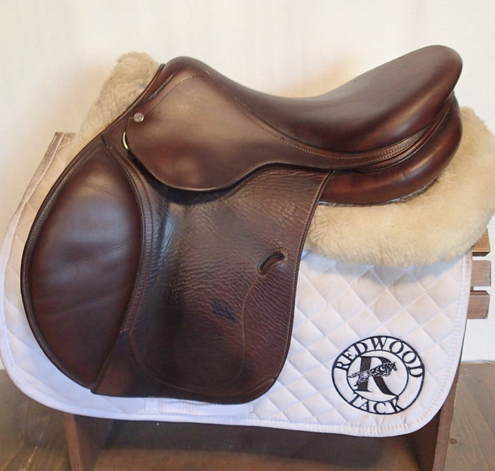 17" Antares Contact Saddle - Full Buffalo - 2017 - 3N Flaps - 4.5" dot to dot