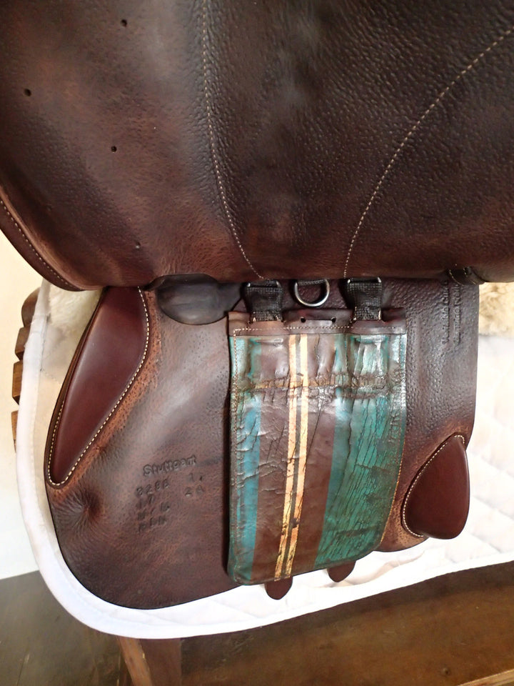 17" Voltaire Stuttgart Saddle - Full Buffalo - 2017 - 2A Flaps - 5" dot to dot - FIN Panels