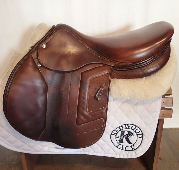 18" Renaissance Prestige Saddle - Full Calfskin - 2020 - 4.25" dot to dot