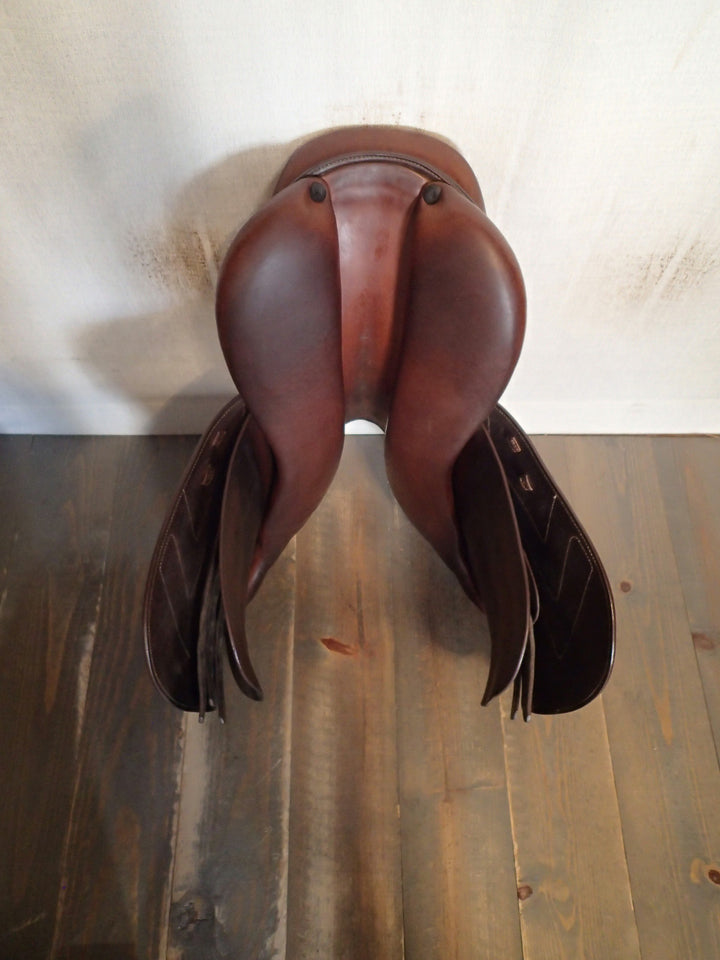 18" Renaissance Prestige Saddle - Full Calfskin - 2020 - 4.25" dot to dot