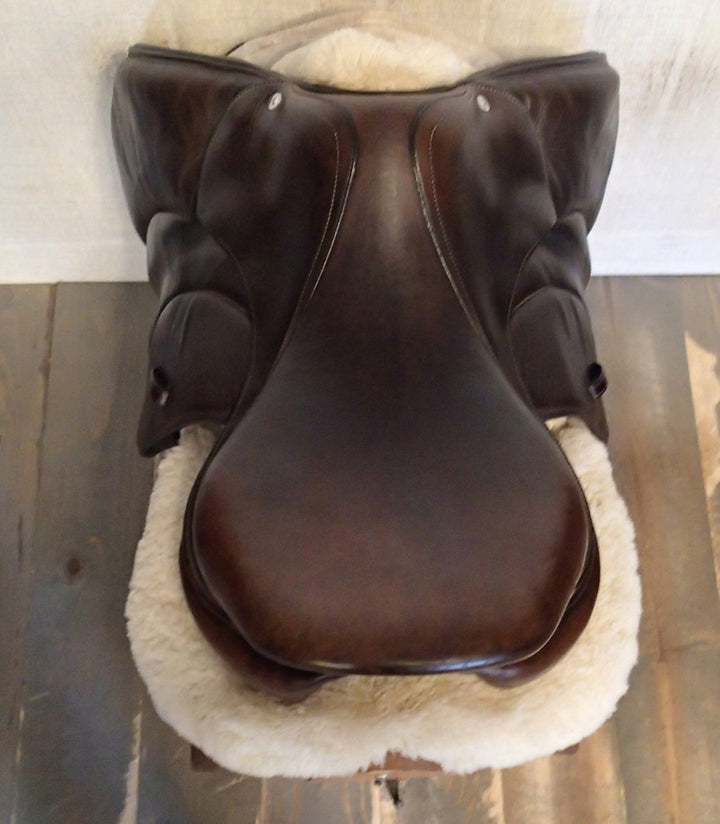 17.5" Voltaire Palm Beach Saddle - Full Buffalo - 2020 - 2AA Flaps - 4.75" dot to dot - Pro Panels