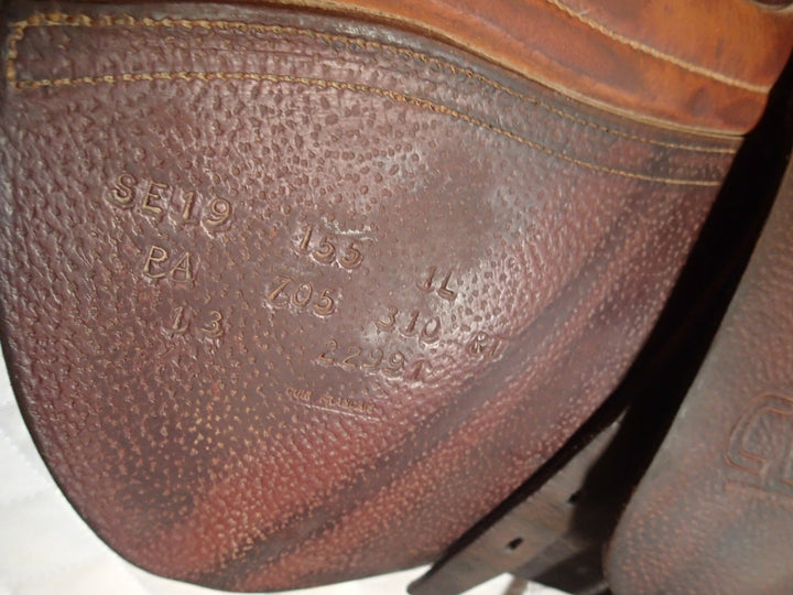 15.5" CWD Saddle - Full Buffalo - 2013 - 1L Flaps - SE19 - 4.5" dot to dot