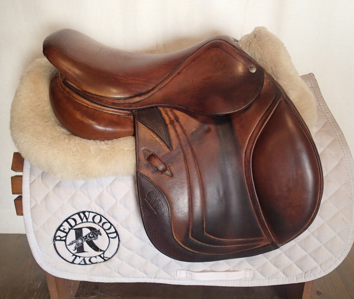 15.5" CWD Saddle - Full Buffalo - 2013 - 1L Flaps - SE19 - 4.5" dot to dot