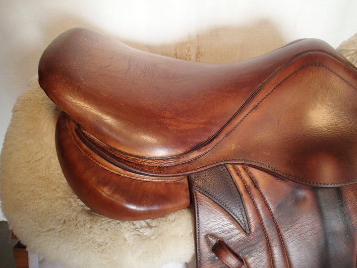 15.5" CWD Saddle - Full Buffalo - 2013 - 1L Flaps - SE19 - 4.5" dot to dot
