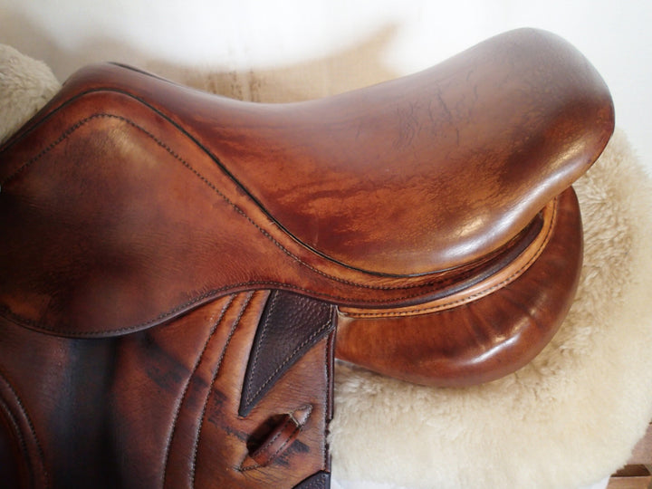 15.5" CWD Saddle - Full Buffalo - 2013 - 1L Flaps - SE19 - 4.5" dot to dot