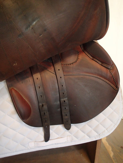 17" Butet Premium Saddle - Full Calfskin - 2016 - L Seat - 2.5C Flaps - 4.25" dot to dot