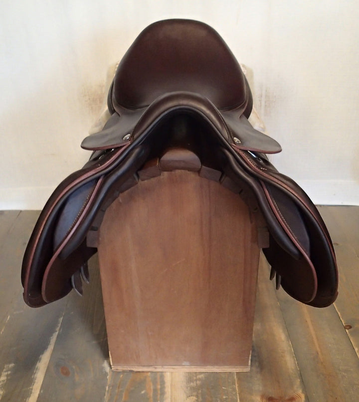 16.5" Devoucoux Biarritz O Saddle - Full Buffalo - 2022 - 1A Flaps - 5" dot to dot