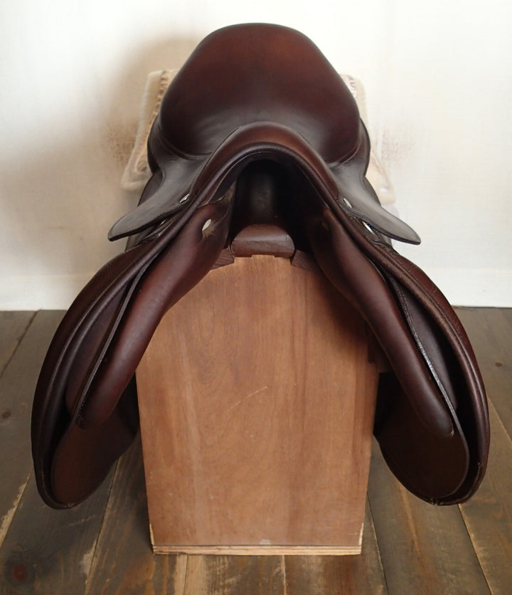 17.5" Antares Connexion Saddle - Full Buffalo - 2015 - 3N Flaps - 4.5" dot to dot
