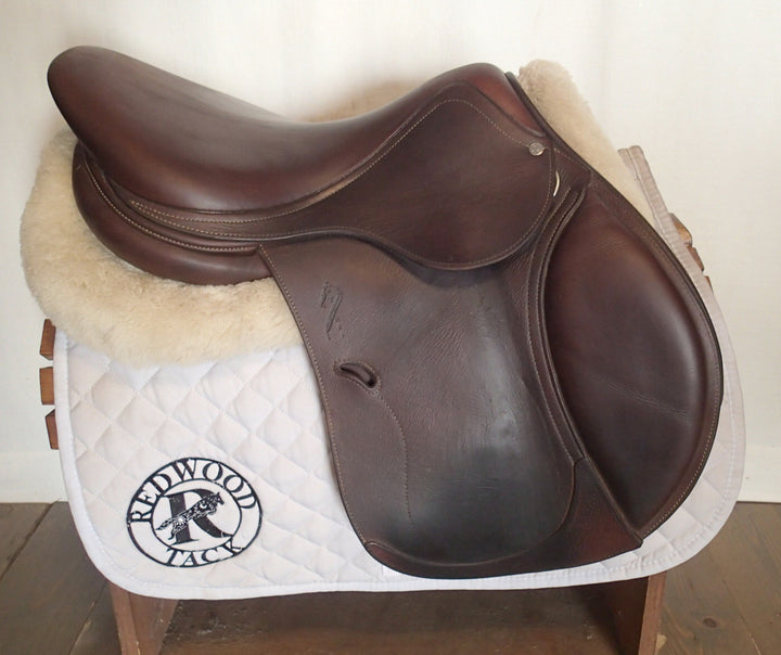 17.5" Antares Connexion Saddle - Full Buffalo - 2015 - 3N Flaps - 4.5" dot to dot