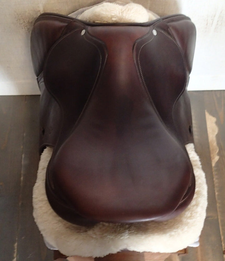 17.5" Antares Connexion Saddle - Full Buffalo - 2015 - 3N Flaps - 4.5" dot to dot