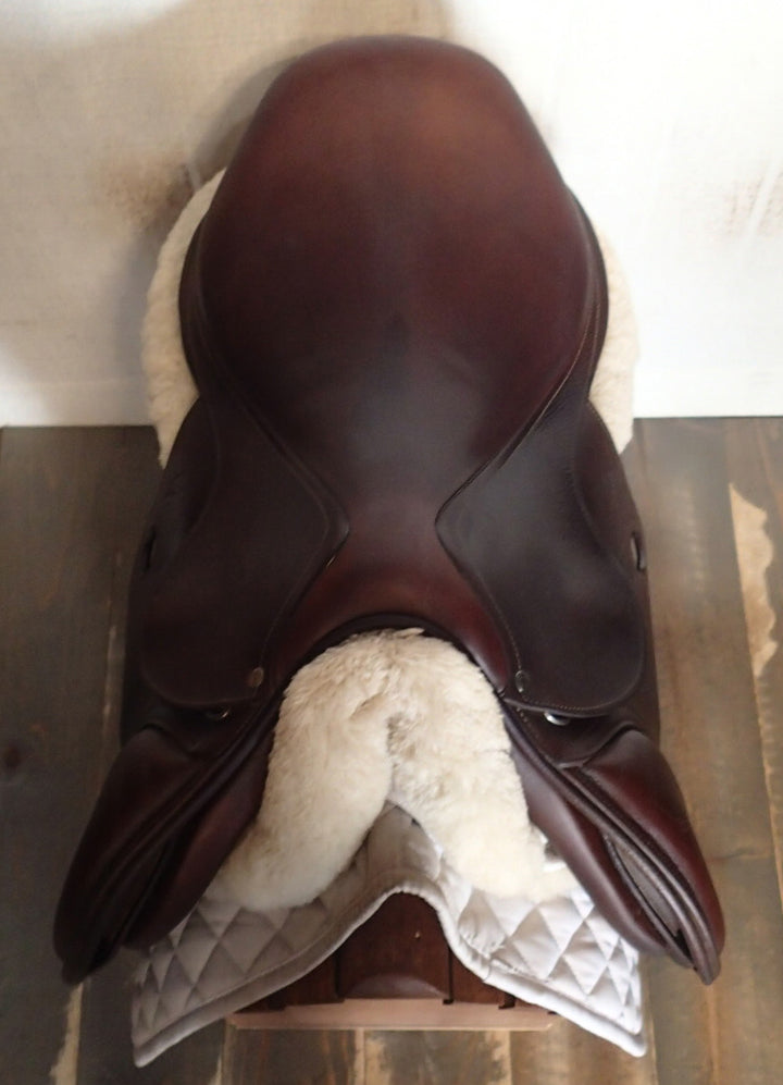 17.5" Antares Connexion Saddle - Full Buffalo - 2015 - 3N Flaps - 4.5" dot to dot