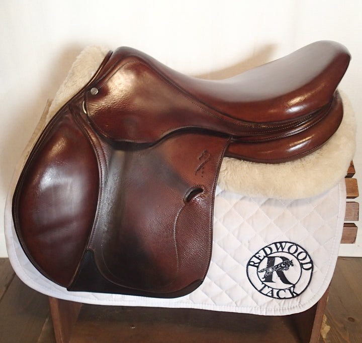 18" Antares Confort Saddle - Full Buffalo - 2014 - 3N Flaps - 4.75" dot to dot