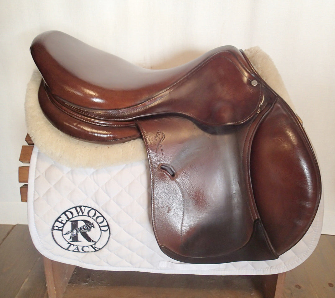 18" Antares Confort Saddle - Full Buffalo - 2014 - 3N Flaps - 4.75" dot to dot