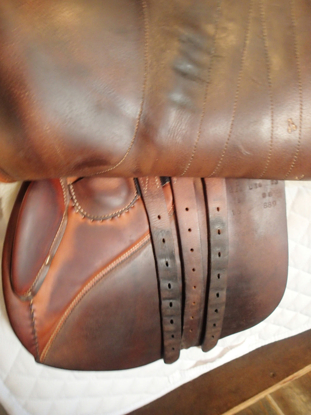 16" Butet Premium Saddle - Full Calfskin - 2016 - L Seat - 2.25L Flaps - 4.25" dot to dot