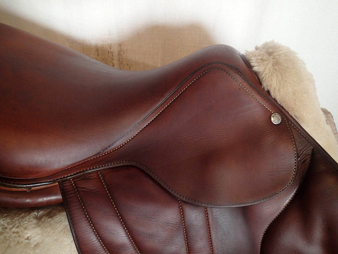 16" Butet Premium Saddle - Full Calfskin - 2016 - L Seat - 2.25L Flaps - 4.25" dot to dot