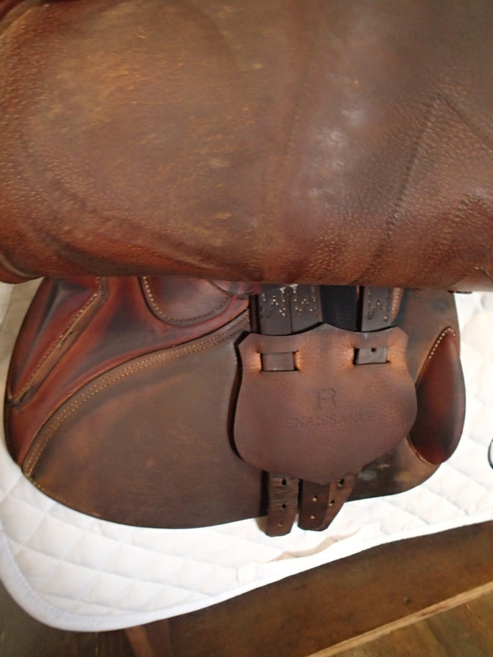 18" Renaissance Prestige Saddle - Full Calfskin - 2023 - 4.25" dot to dot