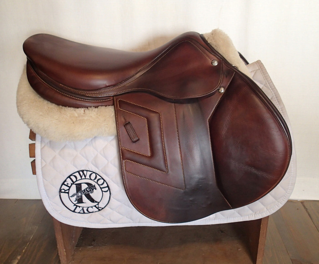 18" Renaissance Prestige Saddle - Full Calfskin - 2023 - 4.25" dot to dot