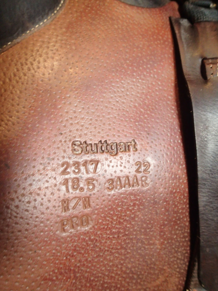 18.5" Voltaire Stuttgart Saddle - Full Buffalo - 2022 - 3AAAR Flaps - 4.75" dot to dot - Pro Panels