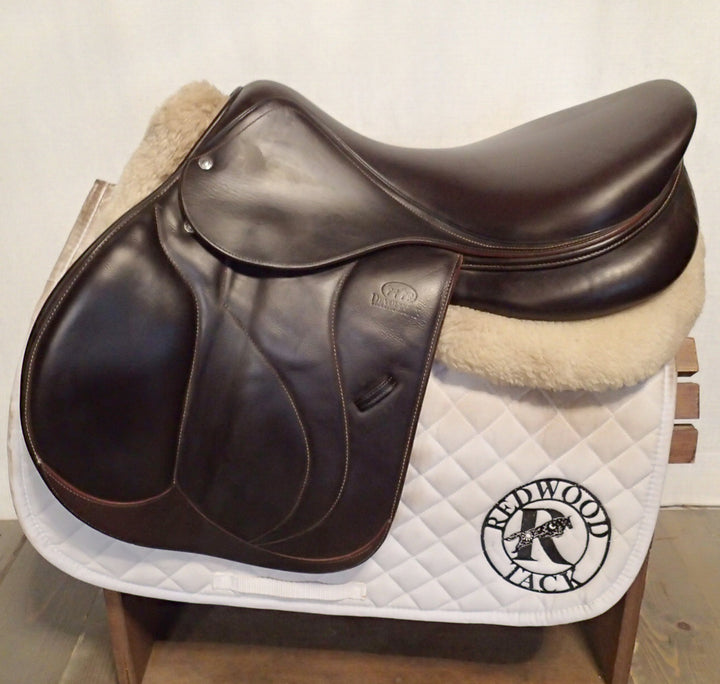 18" Devoucoux Biarritz O Saddle - Full Buffalo - 2017 - 3A Flaps - D3D - 4.5" dot to dot