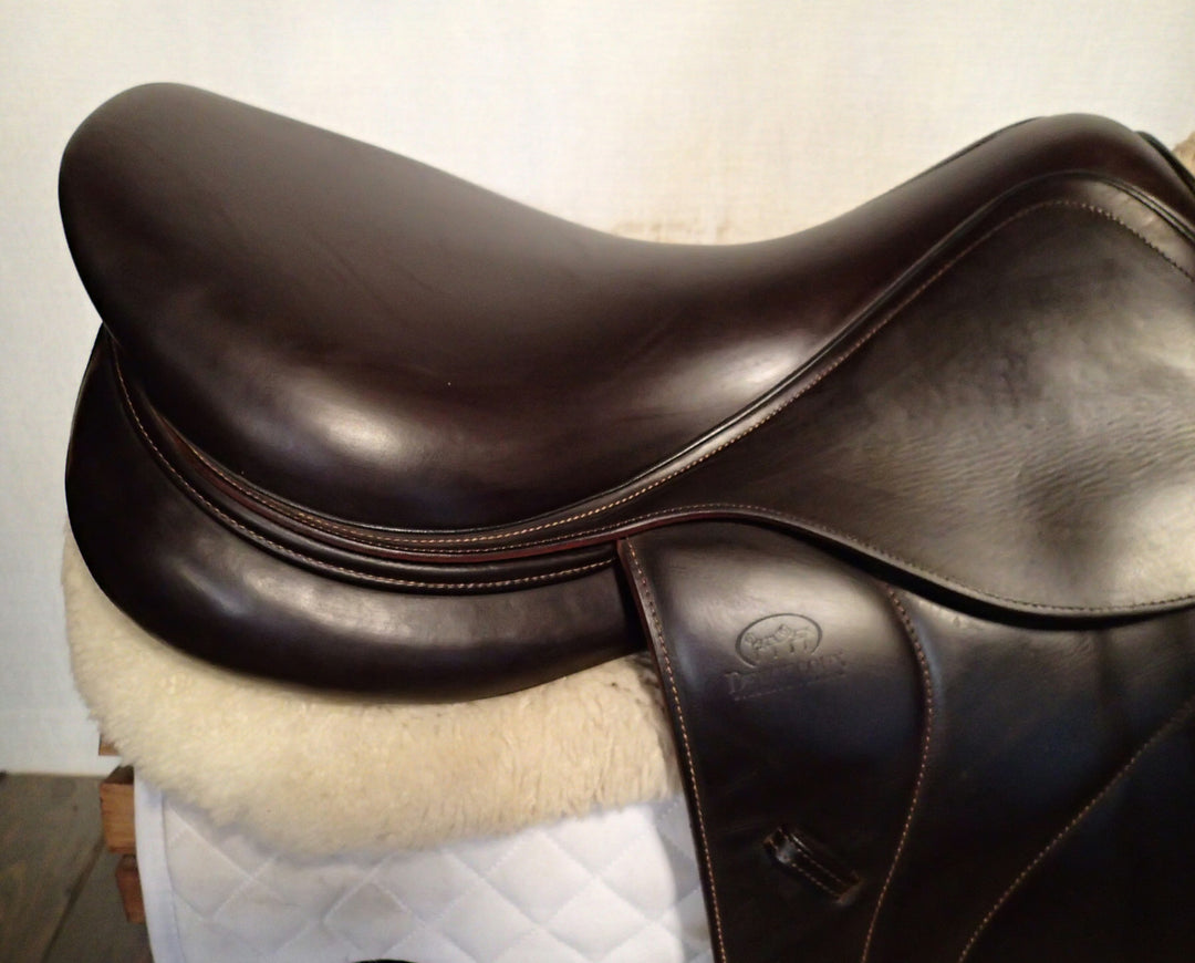 18" Devoucoux Biarritz O Saddle - Full Buffalo - 2017 - 3A Flaps - D3D - 4.5" dot to dot