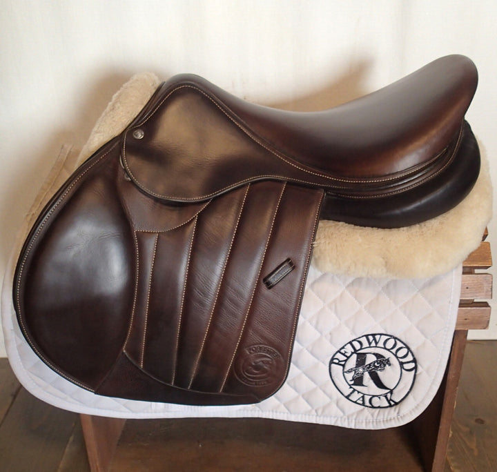 18" Forestier by Voltaire Seoul C Saddle - Full Buffalo - 2019 - 3A Flaps - 5.5" dot to dot - Pro Panels