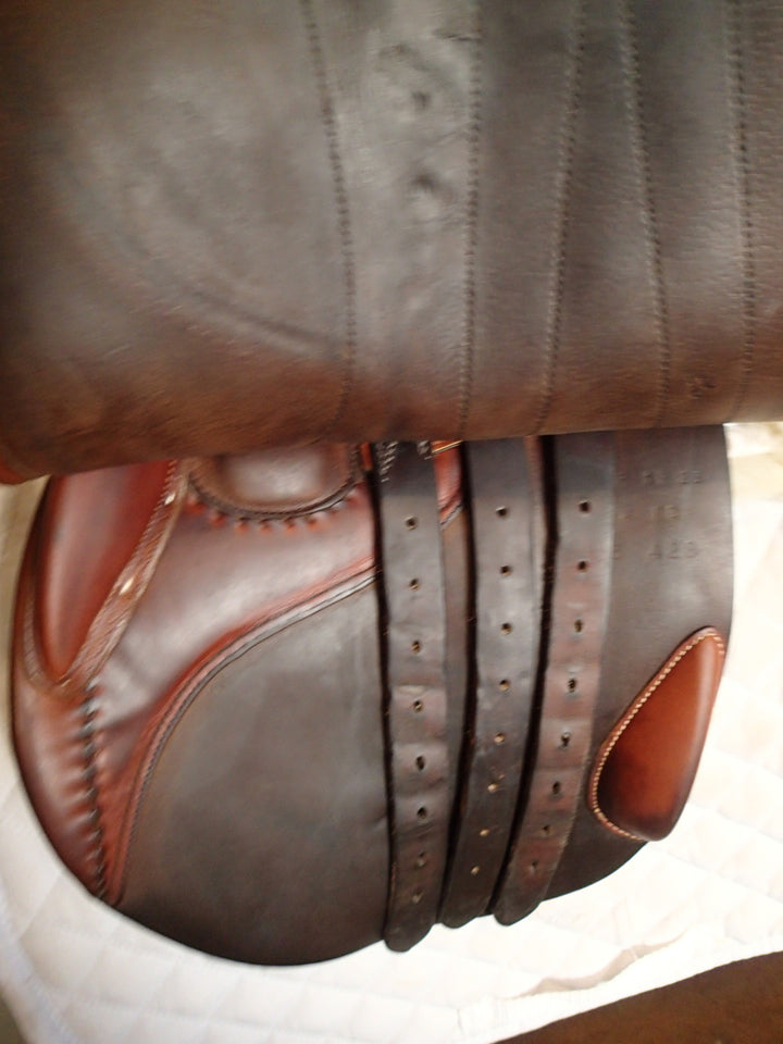 17" Butet Premium Saddle - Full Calfskin - 2015 - P Seat - 1 Flaps - 4.5" dot to dot