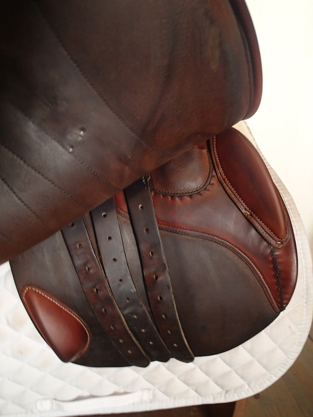 17" Butet Premium Saddle - Full Calfskin - 2015 - P Seat - 1 Flaps - 4.5" dot to dot
