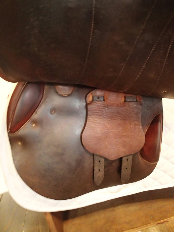 18" Butet Premium Saddle - Full Calfskin - 2008 - C Seat - 3.25 Flaps - 4.5" dot to dot