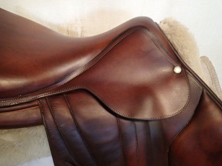 18" Butet Premium Saddle - Full Calfskin - 2008 - C Seat - 3.25 Flaps - 4.5" dot to dot
