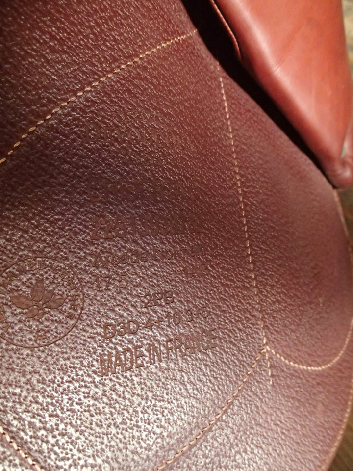 17.5" Devoucoux Chiberta O Monoflap Saddle - Full Buffalo - 2022 - 1AR Flaps - 4.5" dot to dot