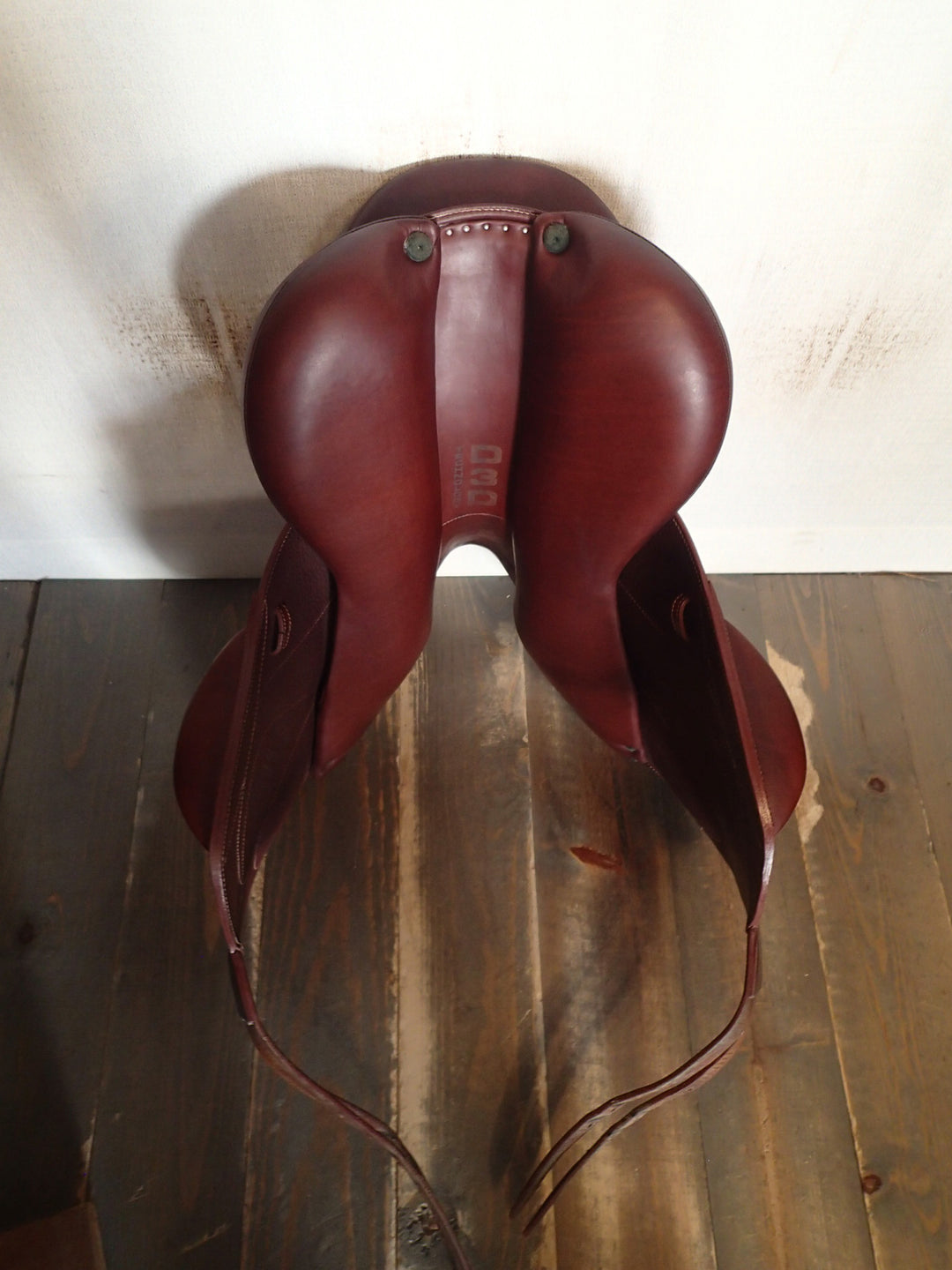 17.5" Devoucoux Chiberta O Monoflap Saddle - Full Buffalo - 2022 - 1AR Flaps - 4.5" dot to dot