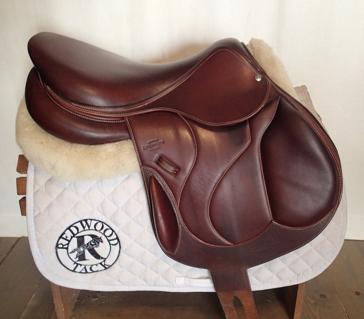 17.5" Devoucoux Chiberta O Monoflap Saddle - Full Buffalo - 2022 - 1AR Flaps - 4.5" dot to dot