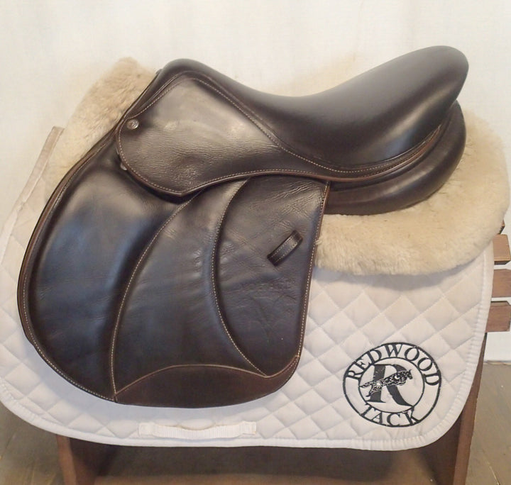 16.5" Voltaire Palm Beach Saddle - Full Buffalo - 2014 - 1 Flaps - 4.75" dot to dot - XFIN panels