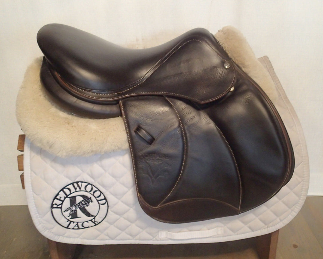 16.5" Voltaire Palm Beach Saddle - Full Buffalo - 2014 - 1 Flaps - 4.75" dot to dot - XFIN panels