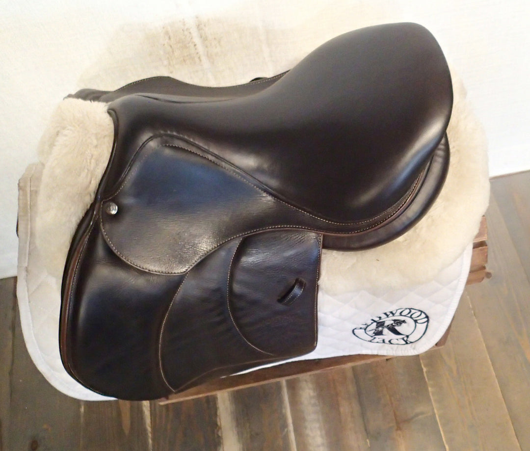 16.5" Voltaire Palm Beach Saddle - Full Buffalo - 2014 - 1 Flaps - 4.75" dot to dot - XFIN panels