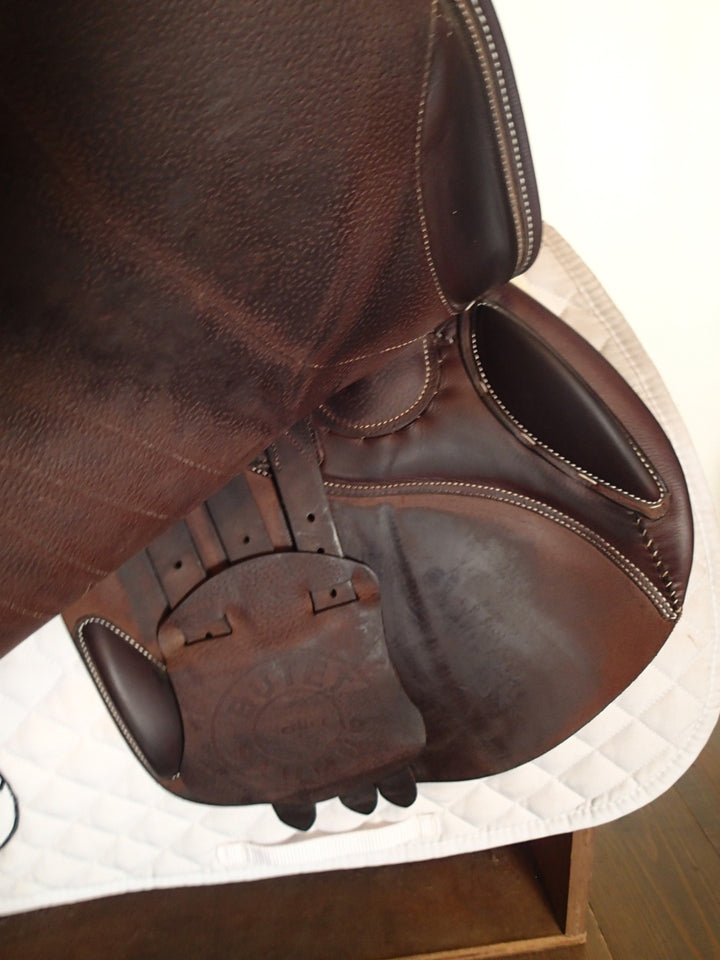 17" Butet Premium Saddle - Full Calfskin - 2024 - L Seat - 2.5 Flaps - 4.25" dot to dot