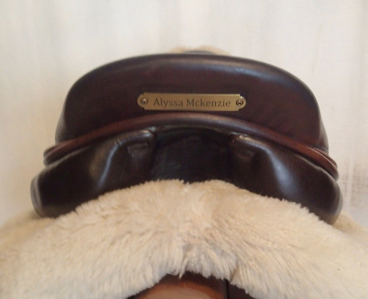 15.5" Voltaire Palm Beach Saddle - Full Buffalo - 2013 - 00A Flaps - 4.75" dot to dot - FIN Panels