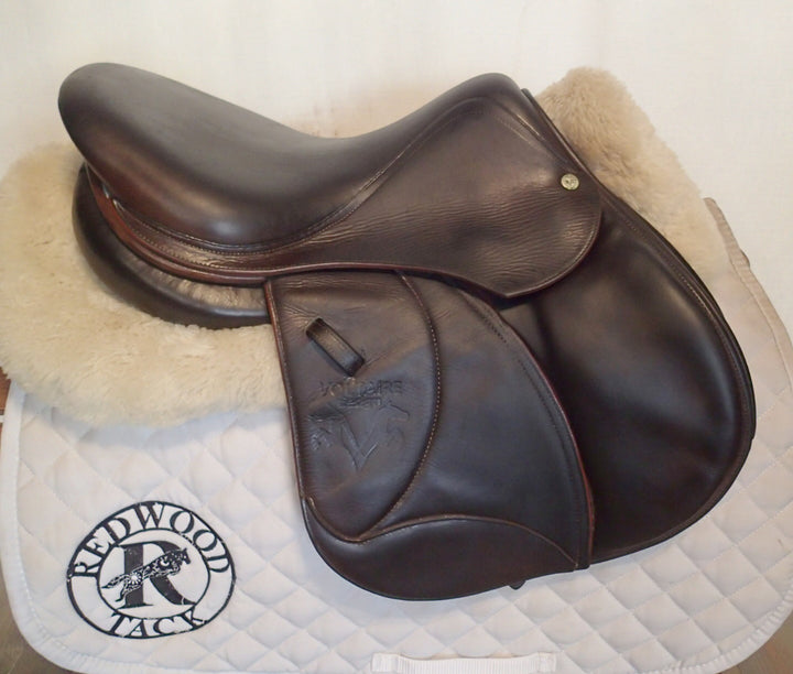 15.5" Voltaire Palm Beach Saddle - Full Buffalo - 2013 - 00A Flaps - 4.75" dot to dot - FIN Panels