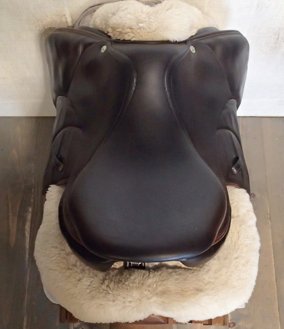 15.5" Voltaire Palm Beach Saddle - Full Buffalo - 2013 - 00A Flaps - 4.75" dot to dot - FIN Panels