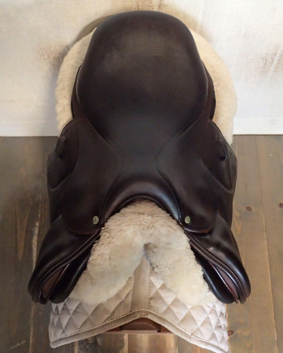 15.5" Voltaire Palm Beach Saddle - Full Buffalo - 2013 - 00A Flaps - 4.75" dot to dot - FIN Panels