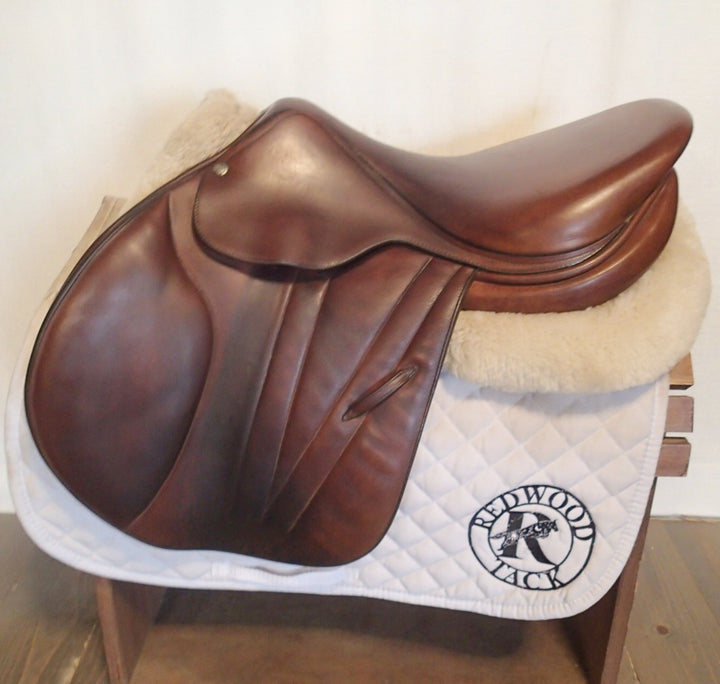17" Butet Premium Saddle - Full Calfskin - 2015 - L Seat - 2.5 Flaps - 4.25" dot to dot
