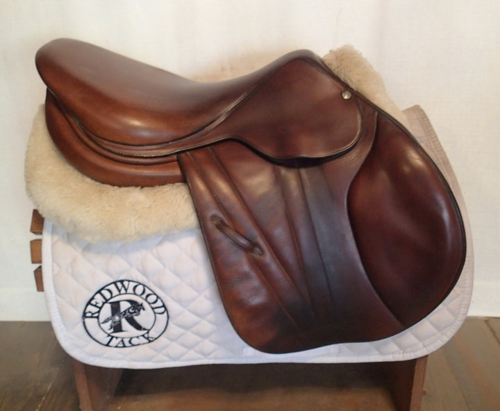 17" Butet Premium Saddle - Full Calfskin - 2015 - L Seat - 2.5 Flaps - 4.25" dot to dot