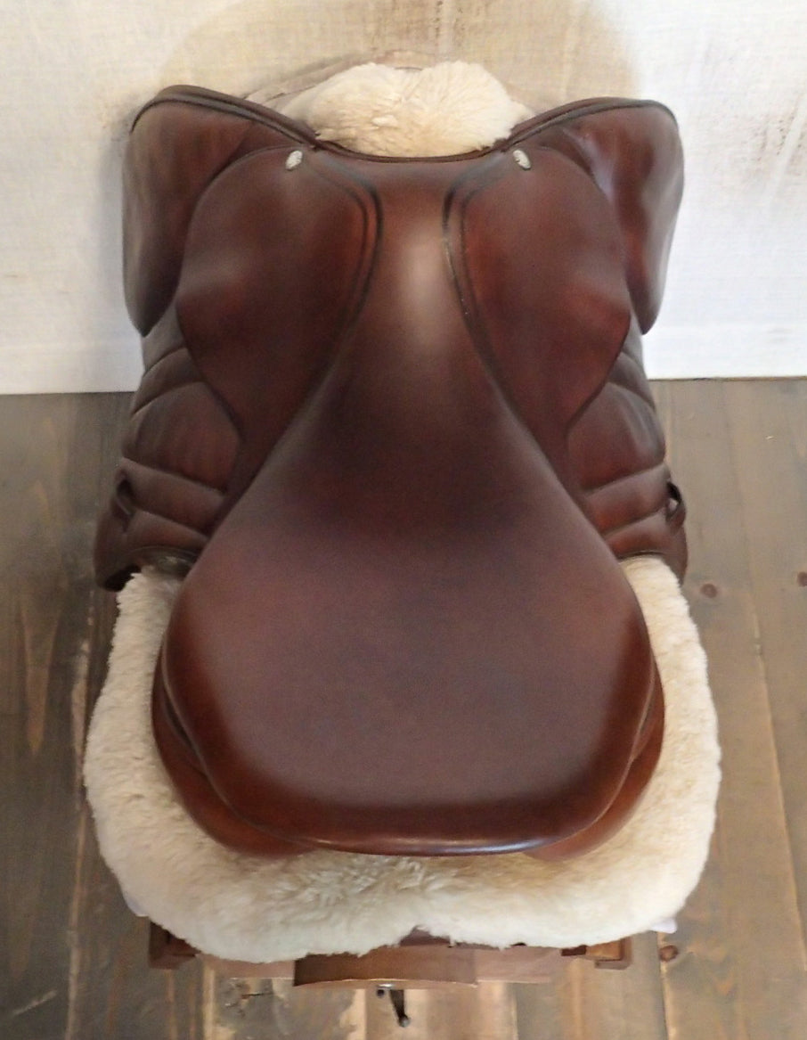 17" Butet Premium Saddle - Full Calfskin - 2015 - L Seat - 2.5 Flaps - 4.25" dot to dot