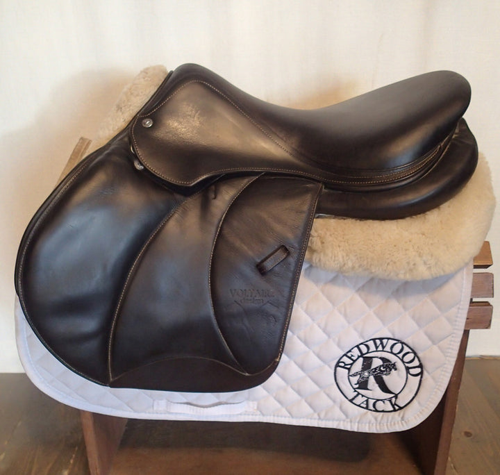 17.5" Voltaire Palm Beach Saddle - Full Buffalo - 2018 - 2A Flaps - 4.5" dot to dot - Pro Panels