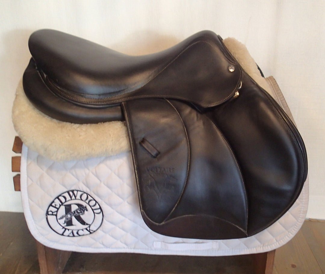 17.5" Voltaire Palm Beach Saddle - Full Buffalo - 2018 - 2A Flaps - 4.5" dot to dot - Pro Panels