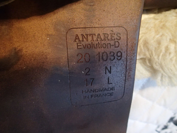 17" Antares Evolution Saddle - Full Buffalo - 2020 - 2N Flaps - 4.75" dot to dot