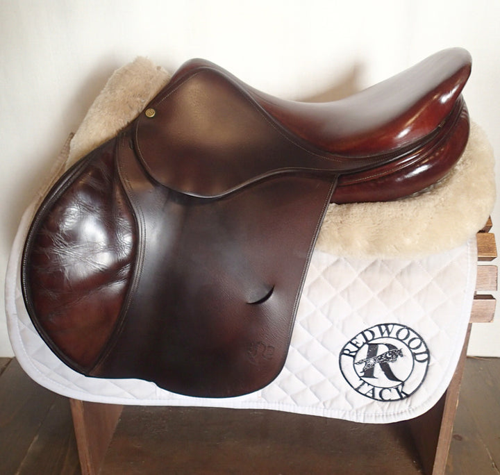 17" Bruno Delgrange Partition Saddle - 2004 - 4.75" dot to dot (905)